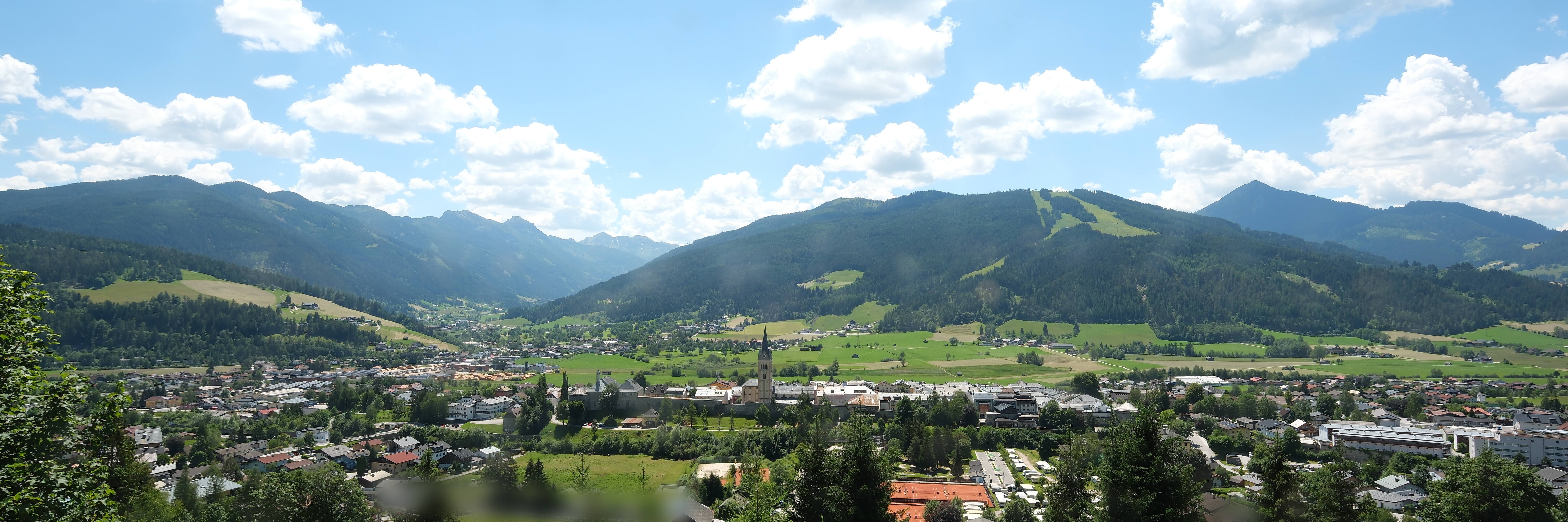 Archiv Foto Webcam Panoramablick auf Radstadt