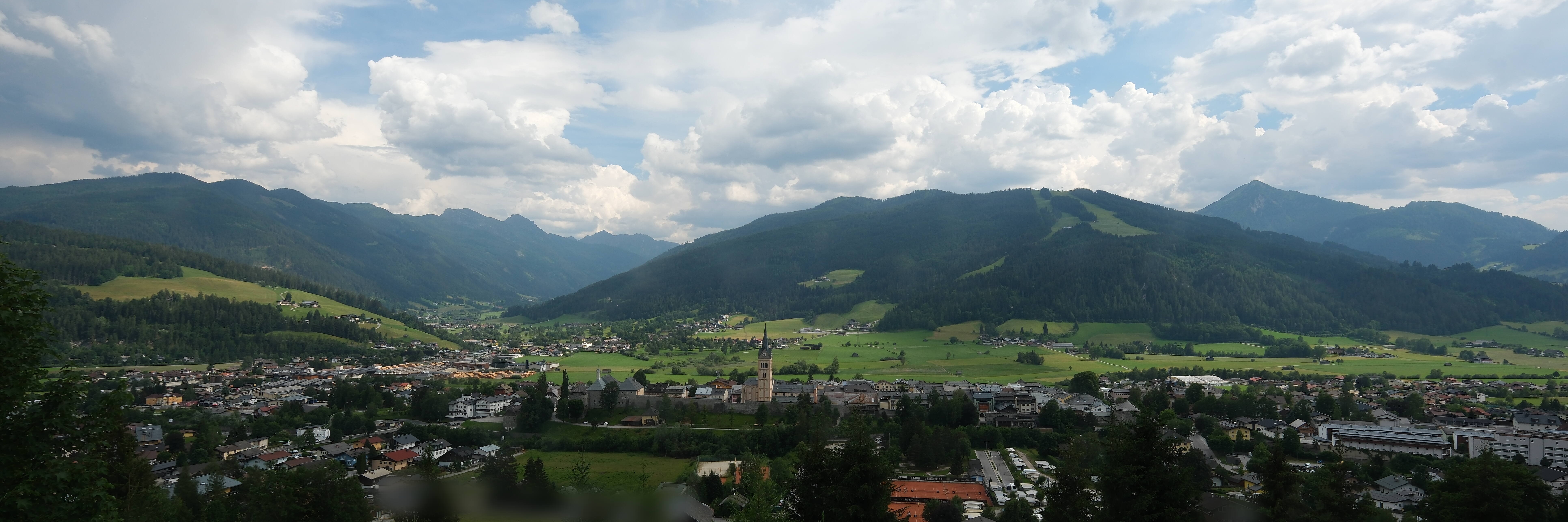 Archiv Foto Webcam Panoramablick auf Radstadt