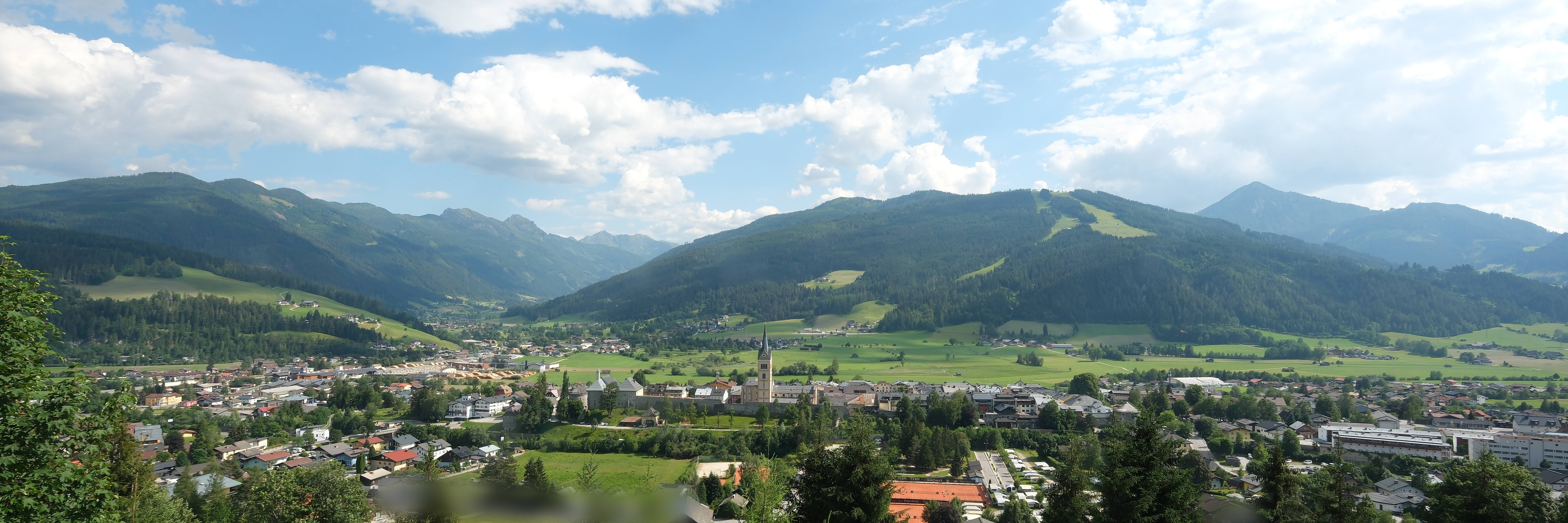 Archiv Foto Webcam Panoramablick auf Radstadt