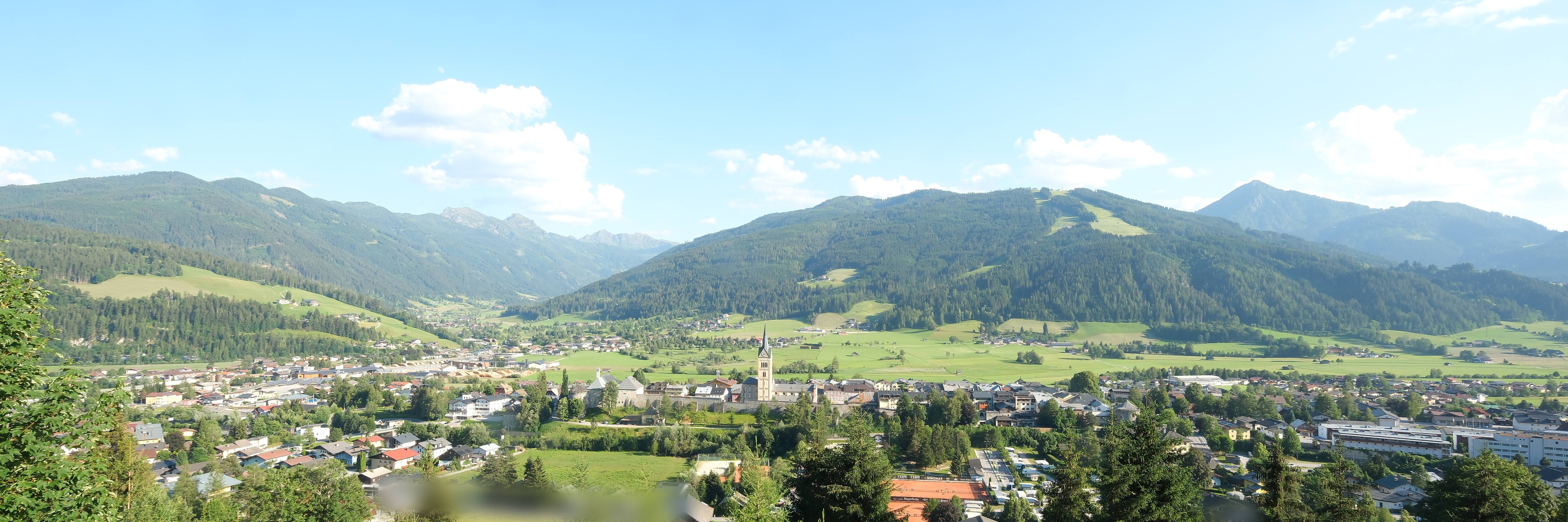 Archiv Foto Webcam Panoramablick auf Radstadt