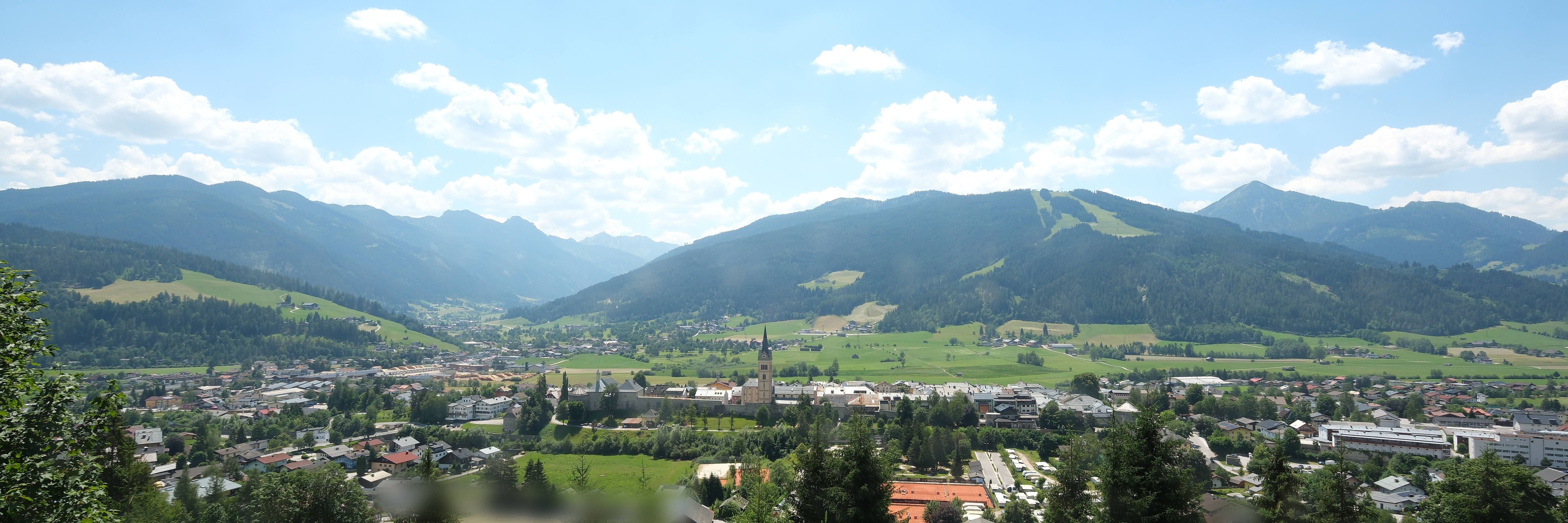 Archiv Foto Webcam Panoramablick auf Radstadt
