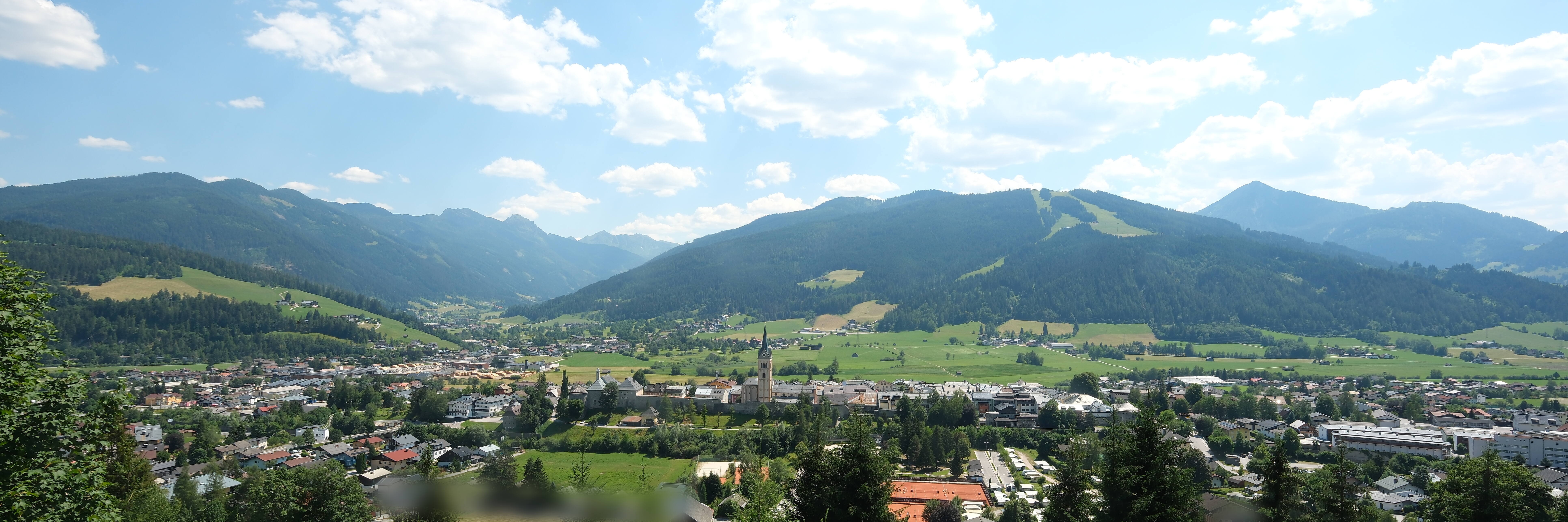 Archiv Foto Webcam Panoramablick auf Radstadt