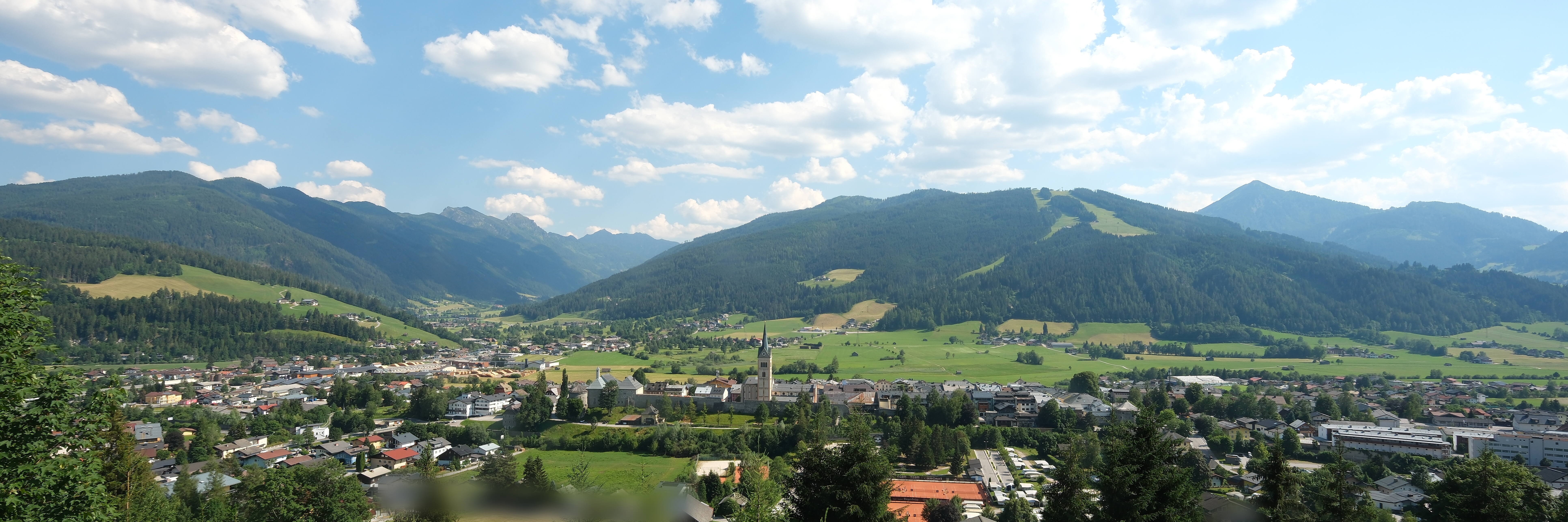 Archiv Foto Webcam Panoramablick auf Radstadt