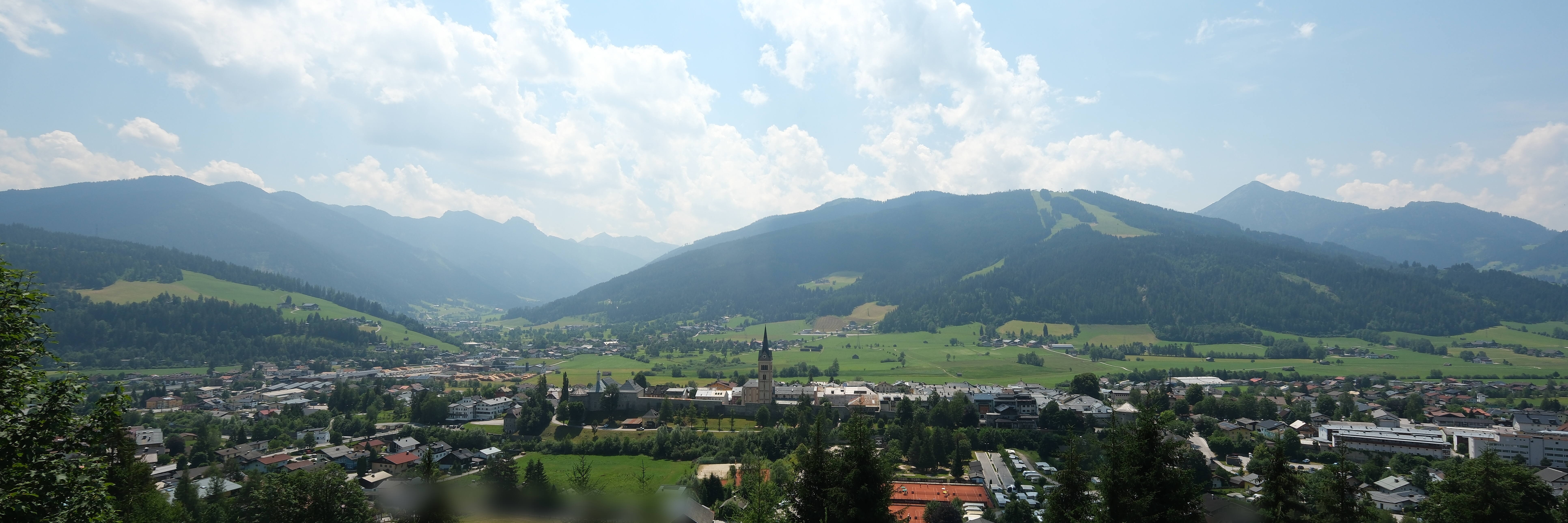 Archiv Foto Webcam Panoramablick auf Radstadt