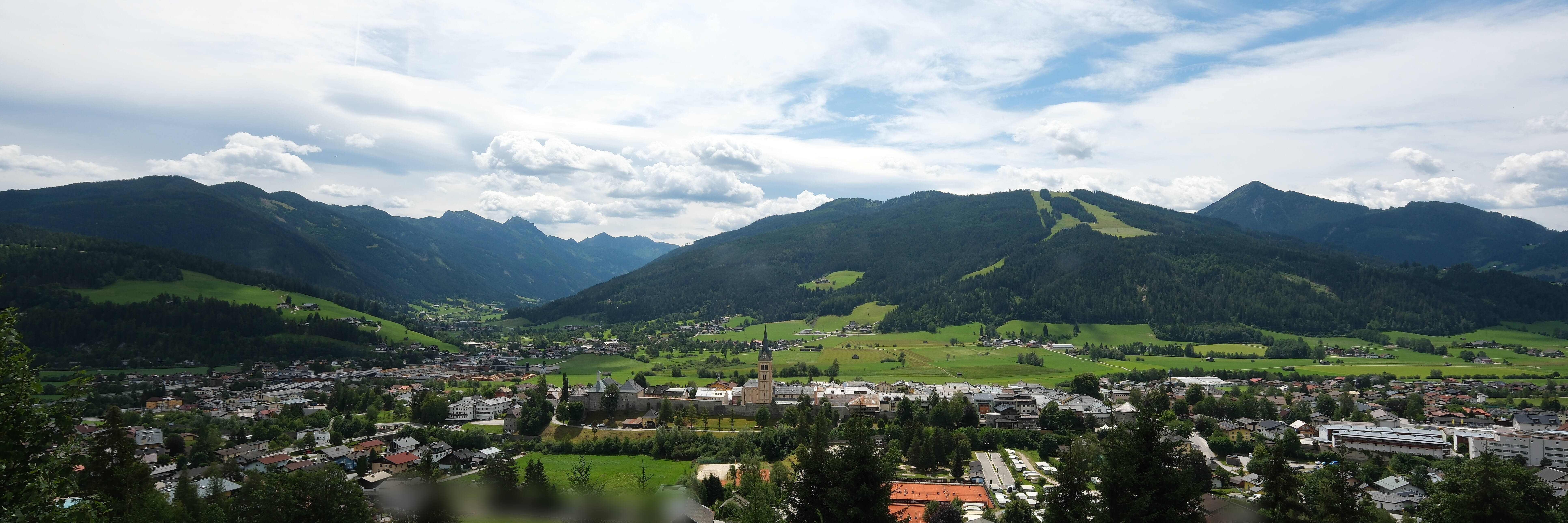 Archiv Foto Webcam Panoramablick auf Radstadt