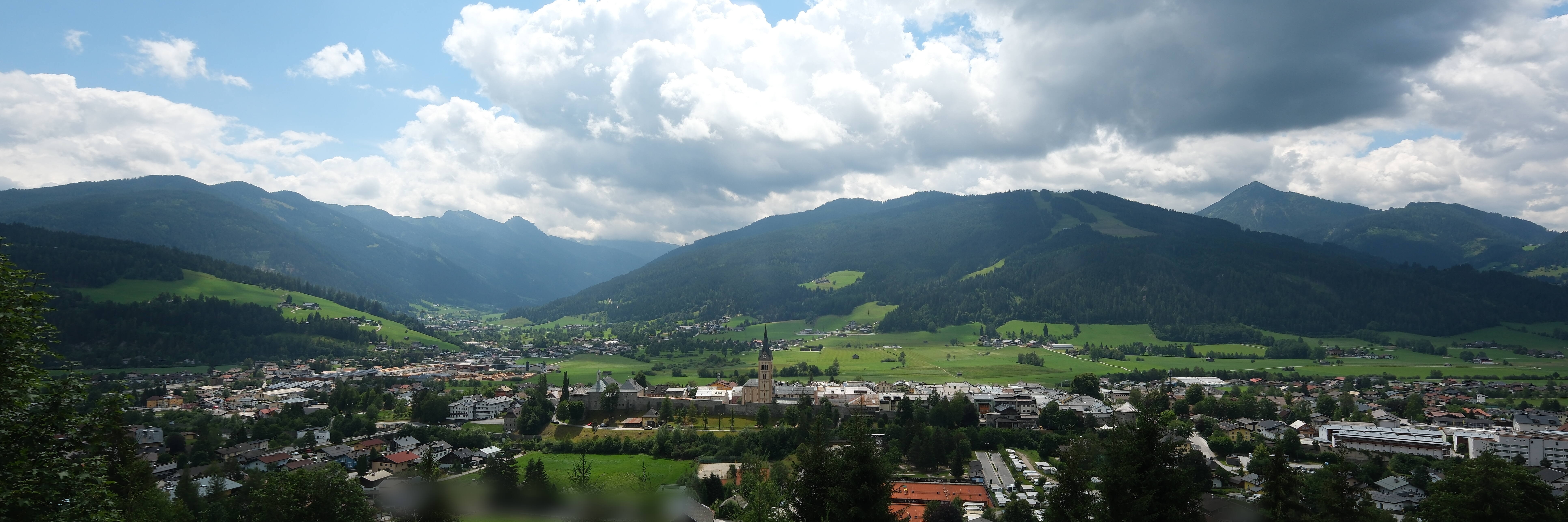 Archiv Foto Webcam Panoramablick auf Radstadt