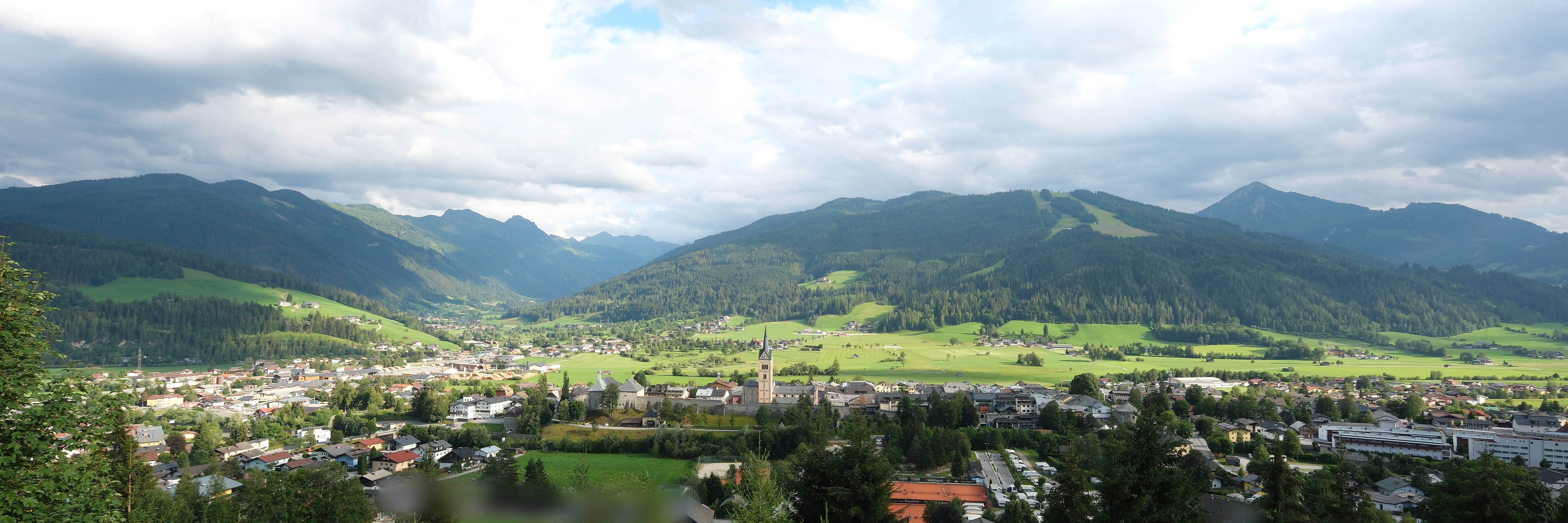 Archiv Foto Webcam Panoramablick auf Radstadt