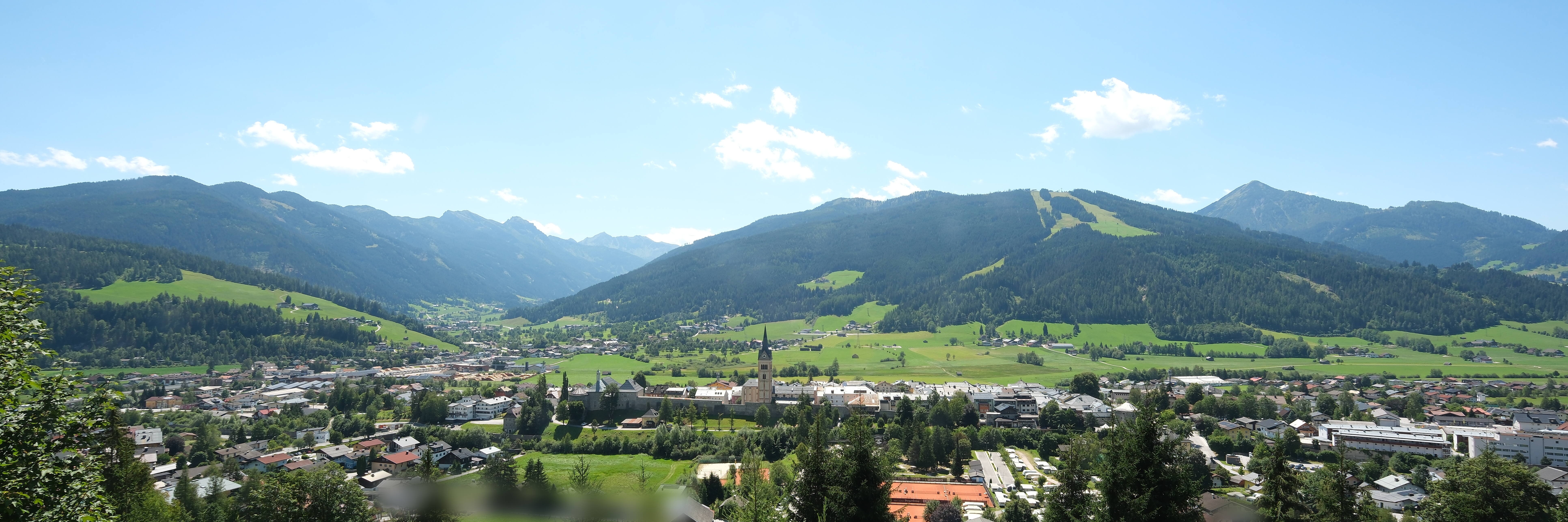 Archiv Foto Webcam Panoramablick auf Radstadt