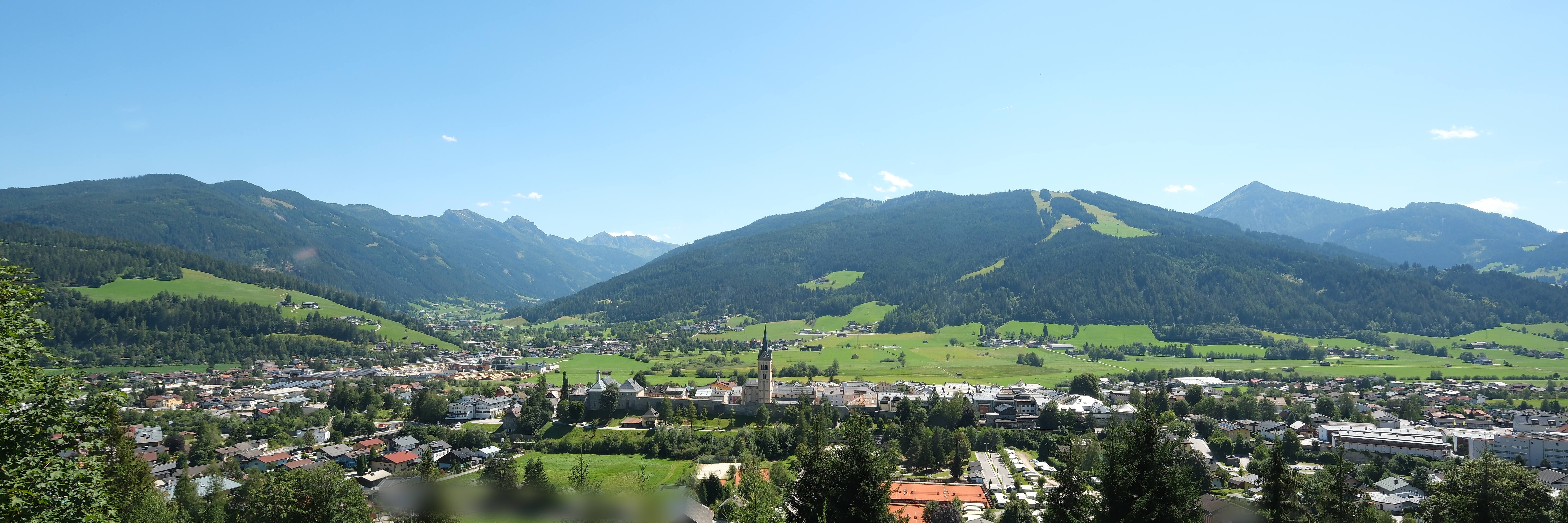 Archiv Foto Webcam Panoramablick auf Radstadt