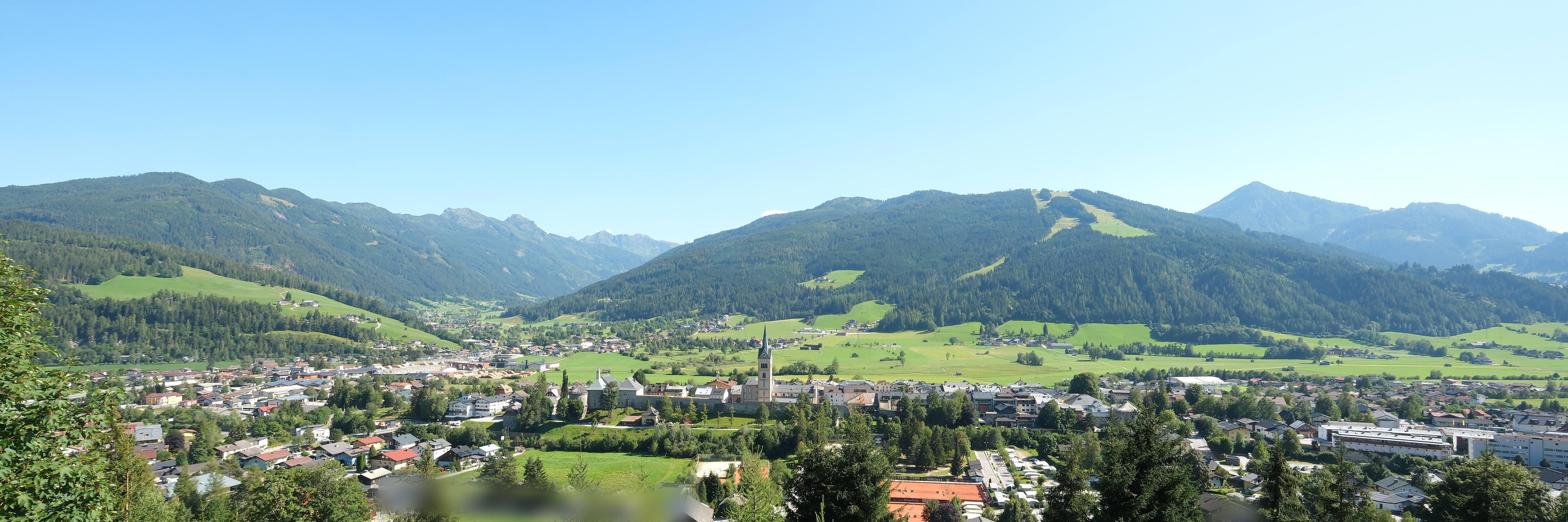 Archiv Foto Webcam Panoramablick auf Radstadt