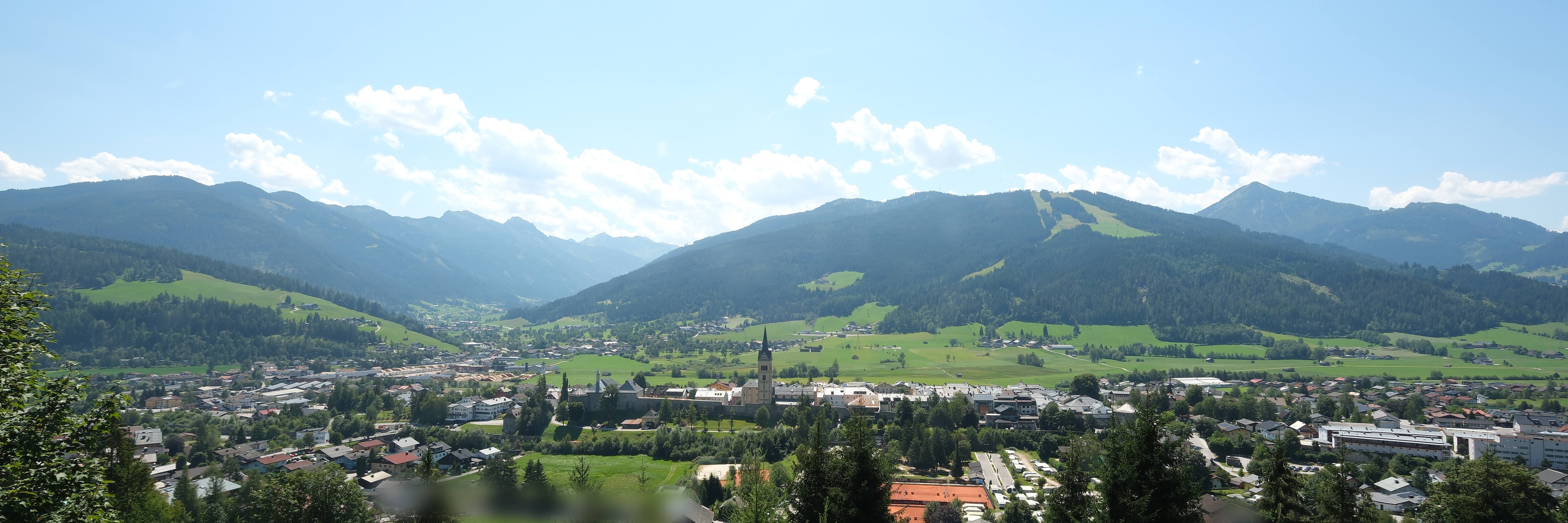 Archiv Foto Webcam Panoramablick auf Radstadt