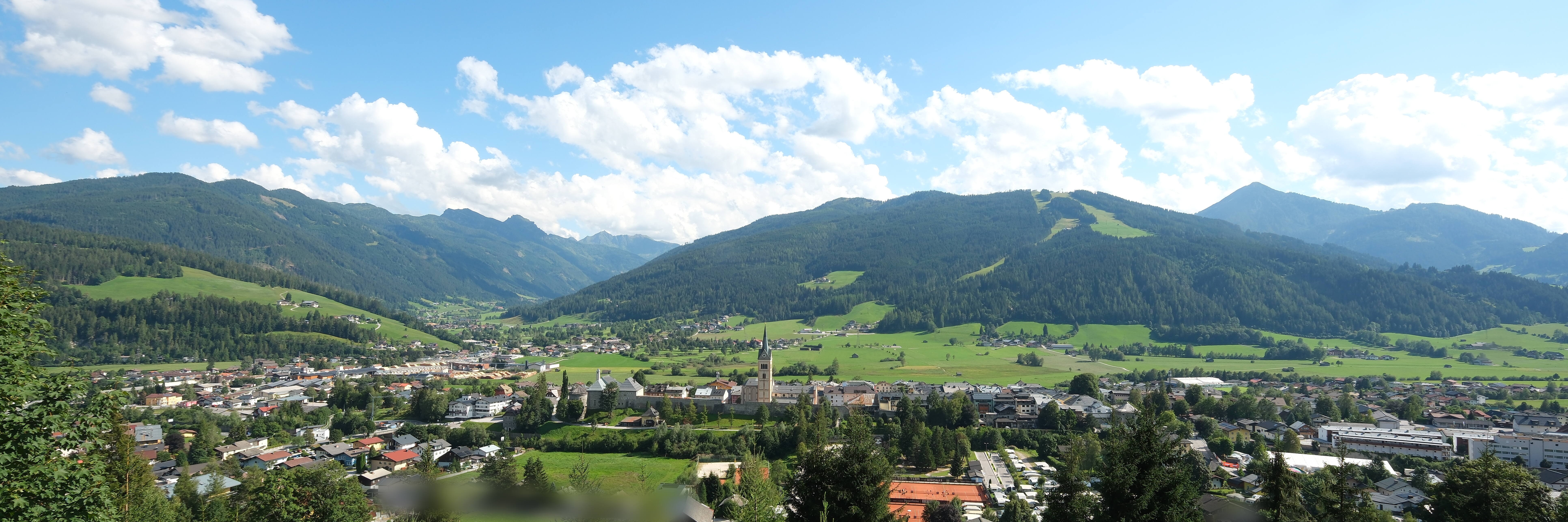 Archiv Foto Webcam Panoramablick auf Radstadt