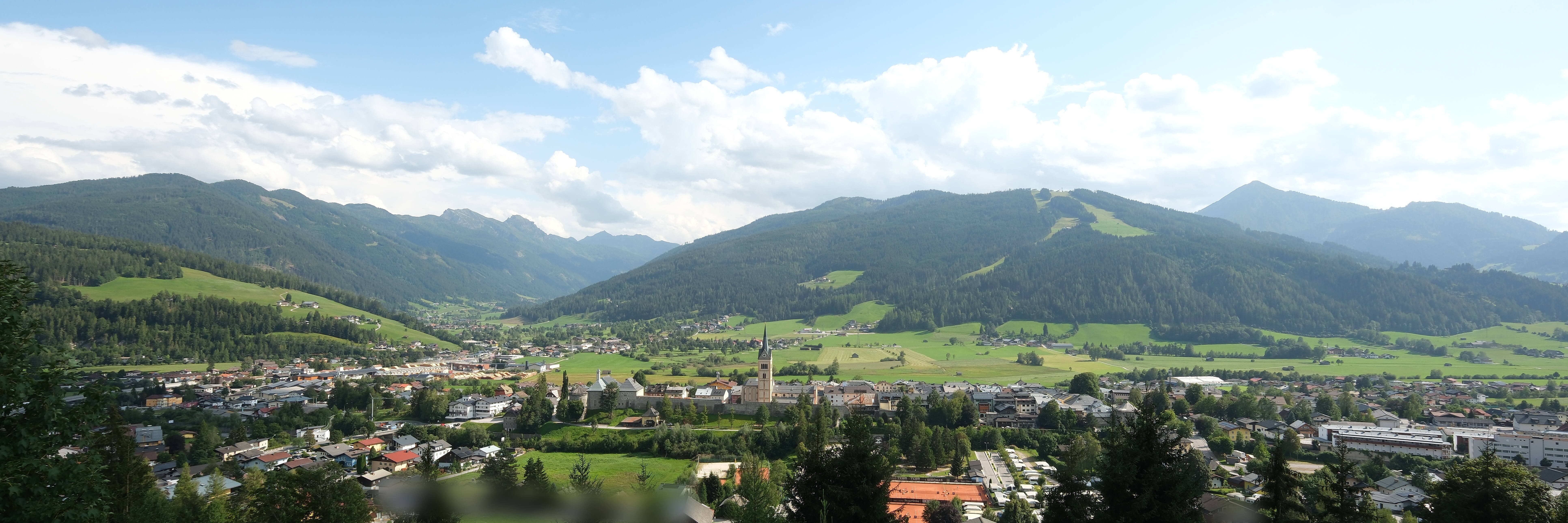 Archiv Foto Webcam Panoramablick auf Radstadt