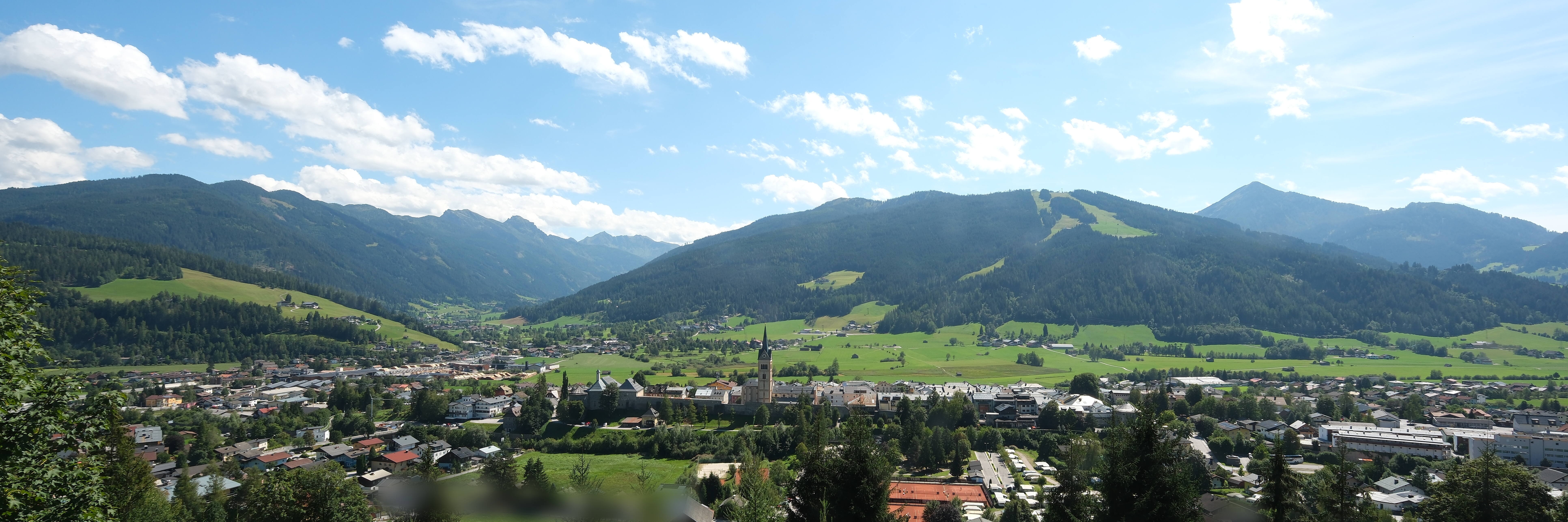 Archiv Foto Webcam Panoramablick auf Radstadt