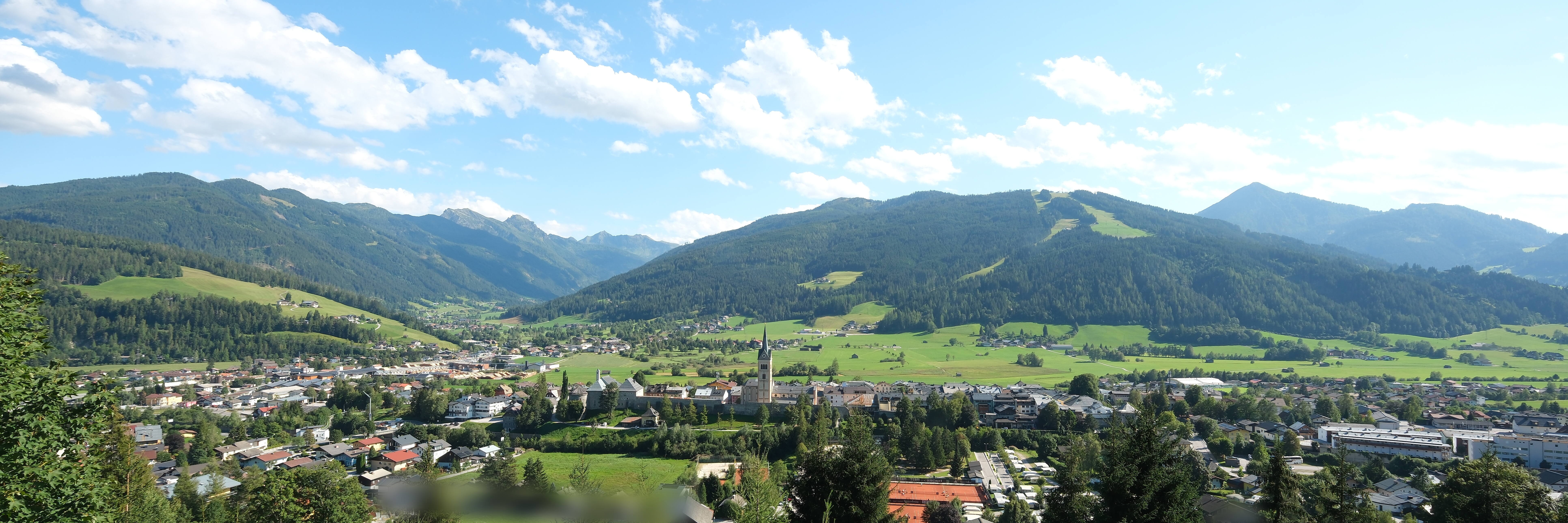 Archiv Foto Webcam Panoramablick auf Radstadt