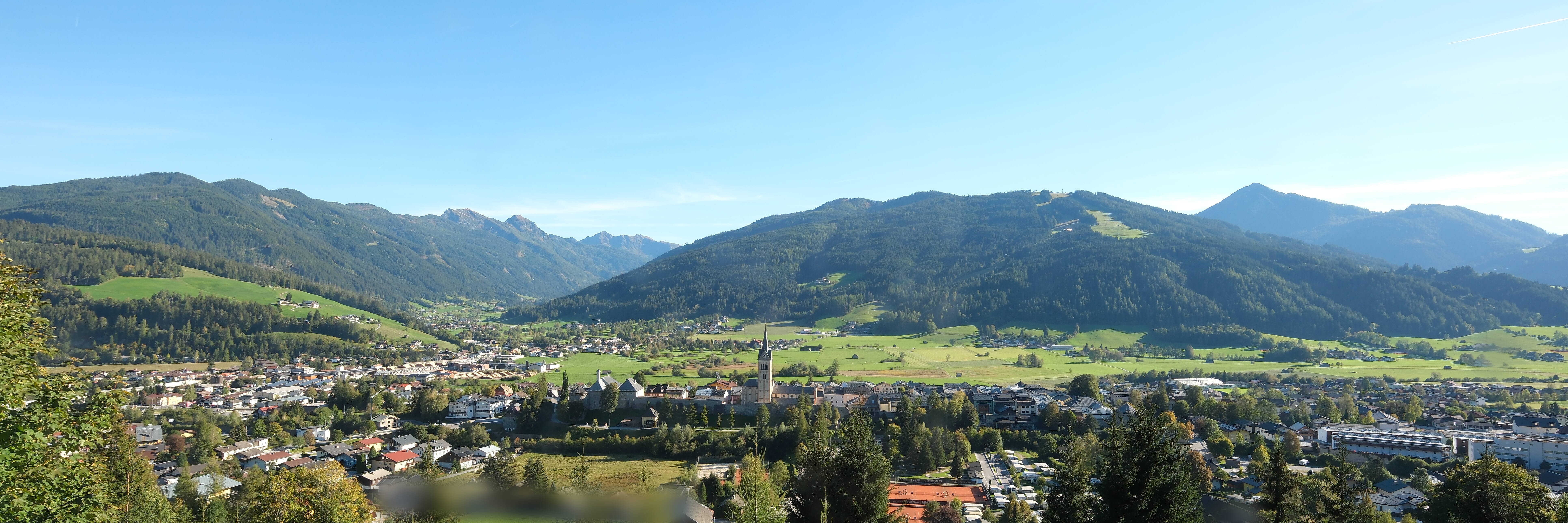 Archiv Foto Webcam Panoramablick auf Radstadt