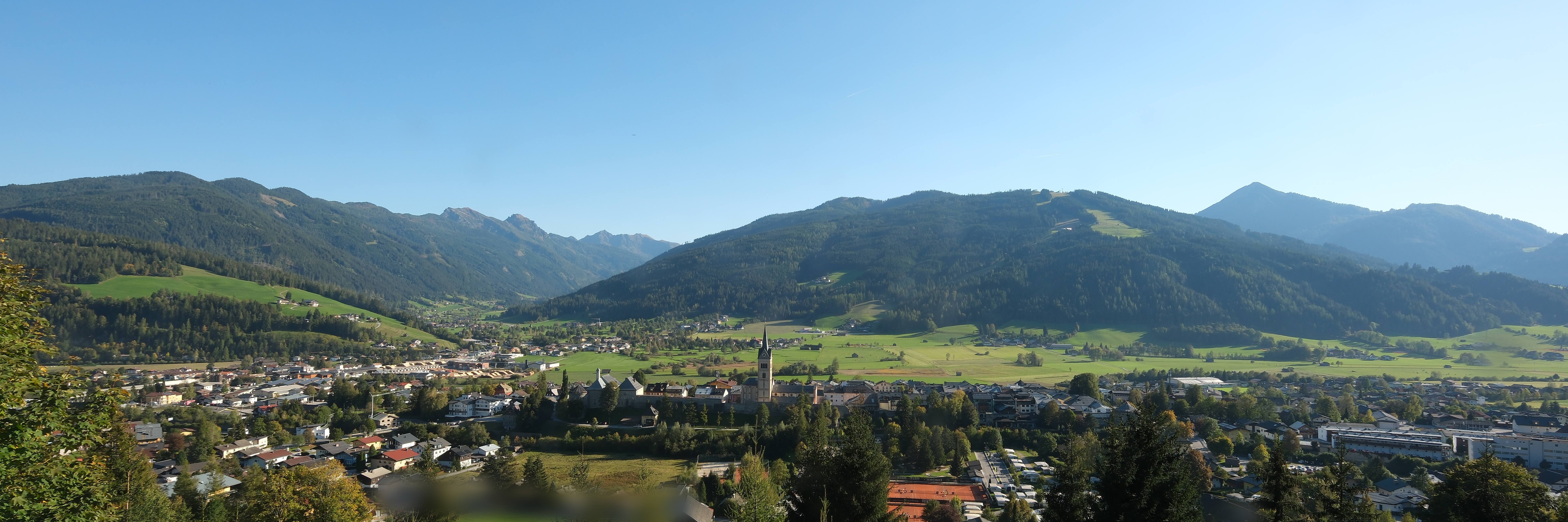 Archiv Foto Webcam Panoramablick auf Radstadt