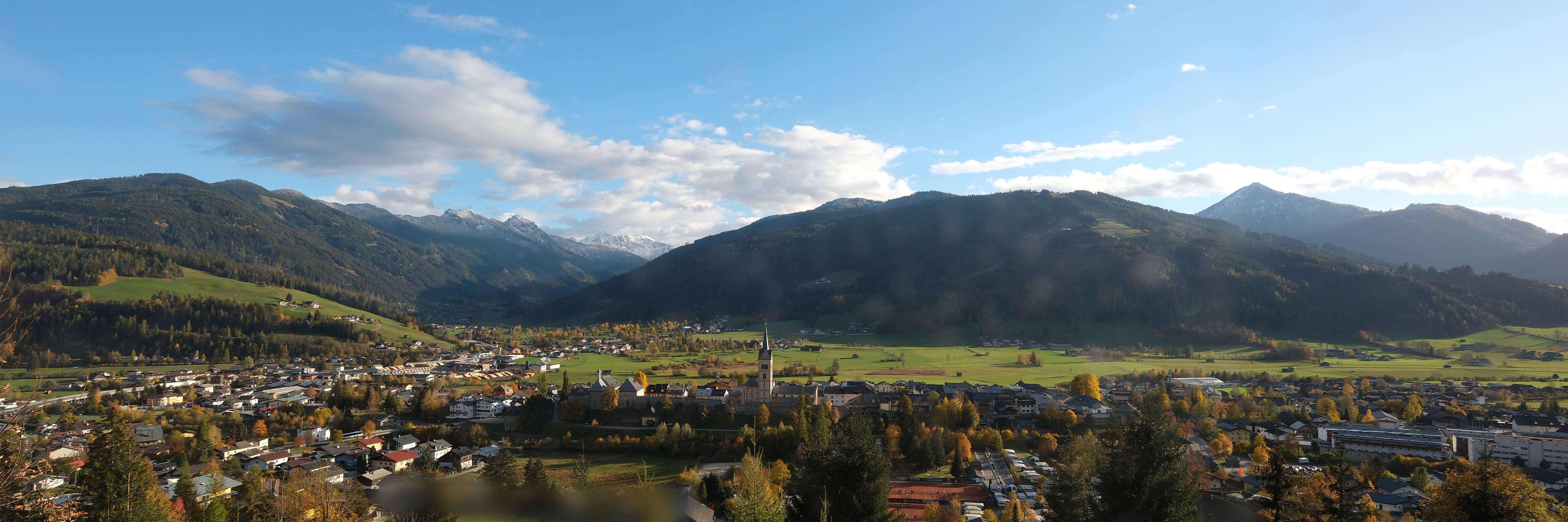 Archiv Foto Webcam Panoramablick auf Radstadt
