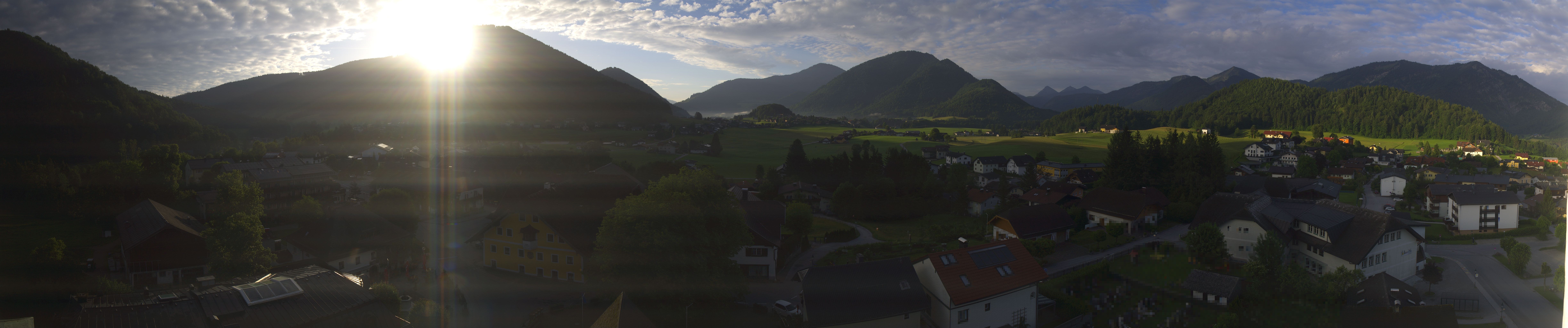 Archived image Webcam Panorama of Faistenau