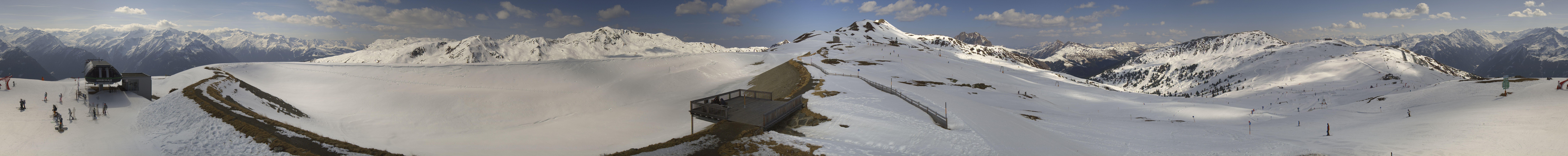 Archiv Foto Webcam Wildkogel Arena: Braunkogellift und Wildkogel