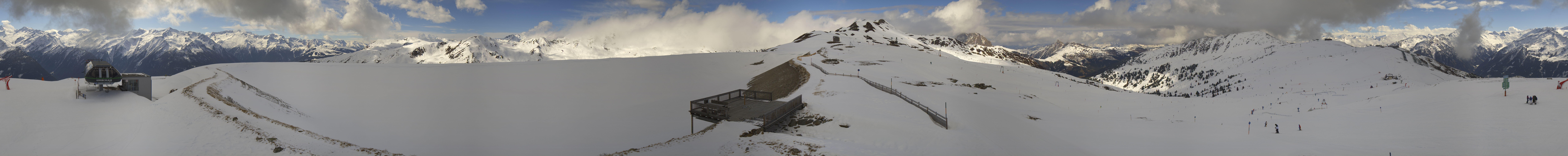 Archiv Foto Webcam Wildkogel Arena: Braunkogellift und Wildkogel