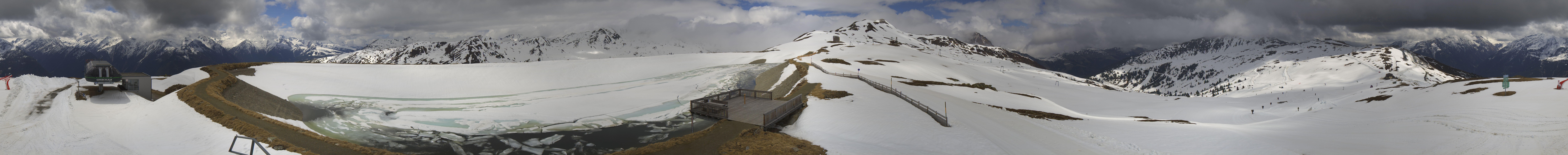 Archiv Foto Webcam Wildkogel Arena: Braunkogellift und Wildkogel