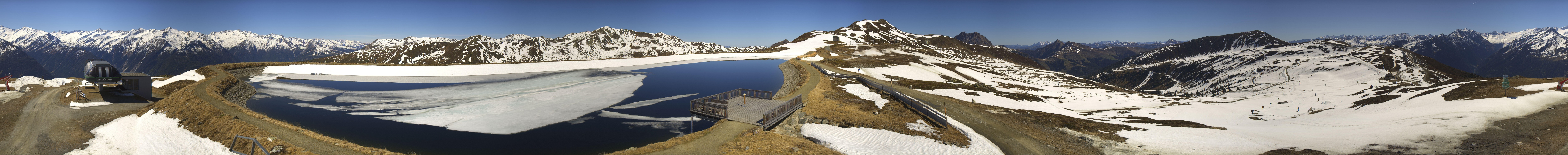 Archiv Foto Webcam Wildkogel Arena: Braunkogellift und Wildkogel