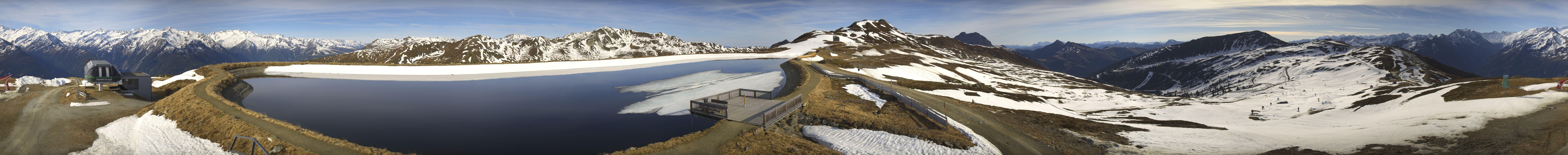 Archiv Foto Webcam Wildkogel Arena: Braunkogellift und Wildkogel
