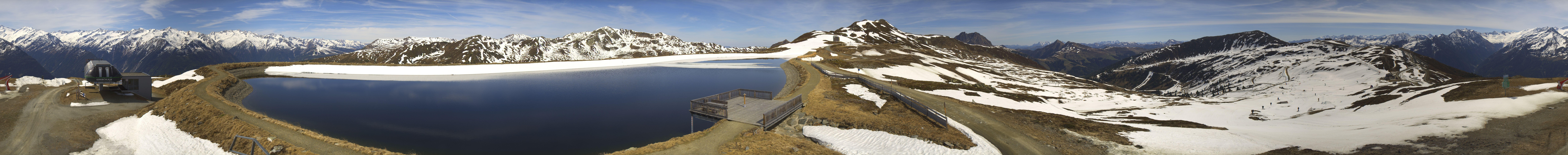Archiv Foto Webcam Wildkogel Arena: Braunkogellift und Wildkogel