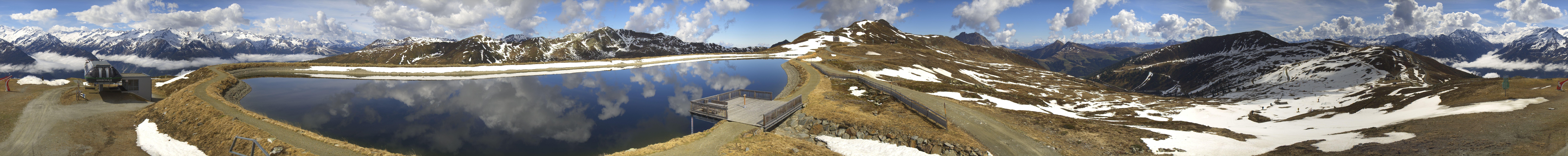 Archiv Foto Webcam Wildkogel Arena: Braunkogellift und Wildkogel