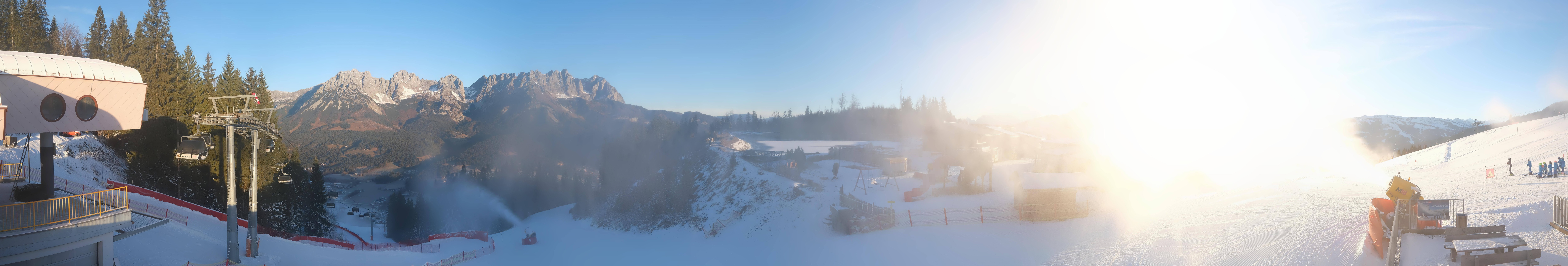 Archiv Foto Webcam Panoramasicht SkiWelt Wilder Kaiser: Astberg