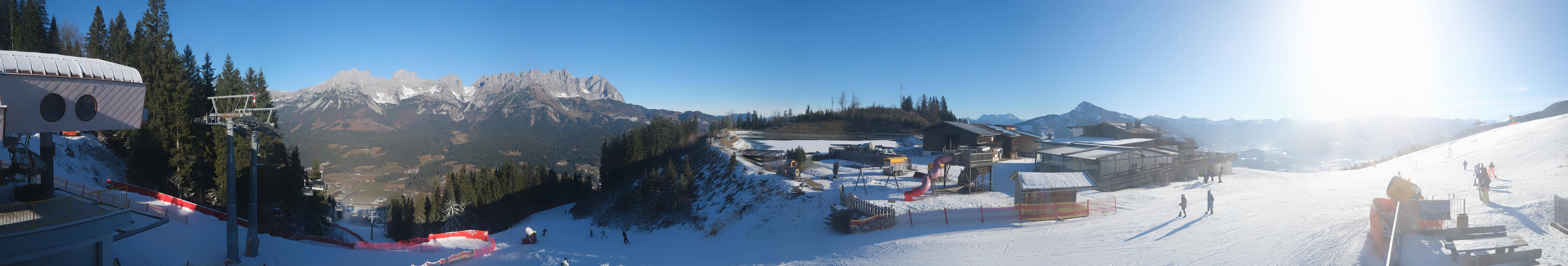 Archiv Foto Webcam Panoramasicht SkiWelt Wilder Kaiser: Astberg