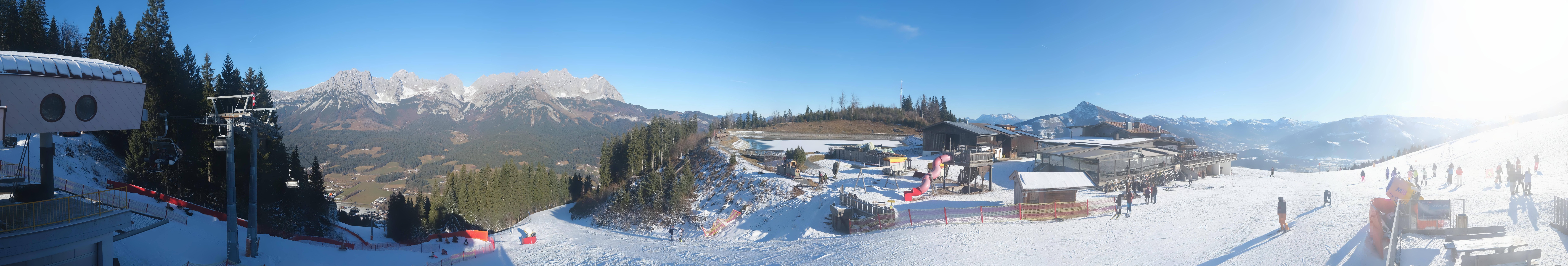 Archiv Foto Webcam Panoramasicht SkiWelt Wilder Kaiser: Astberg