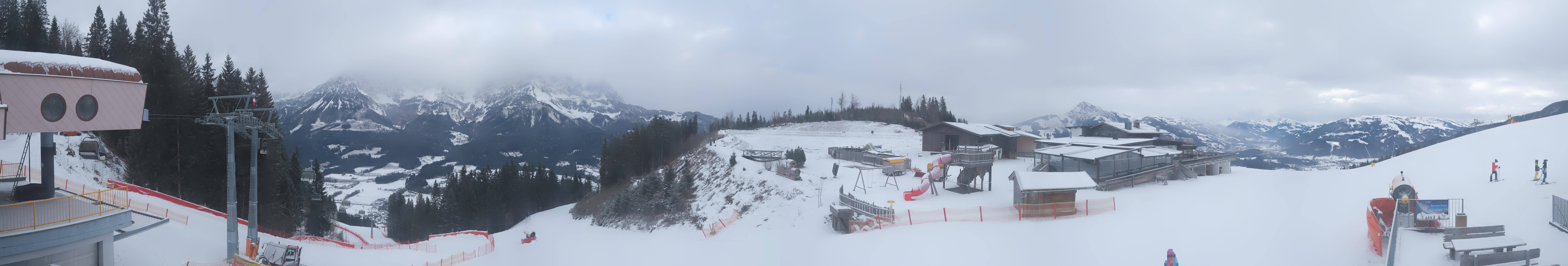 Archiv Foto Webcam Panoramasicht SkiWelt Wilder Kaiser: Astberg