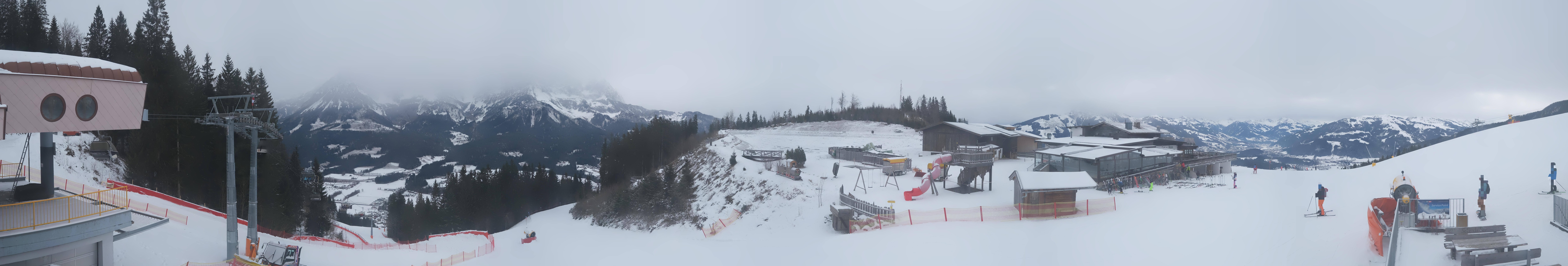 Archived image Webcam View of the Astberg in SkiWelt Wilder Kaiser