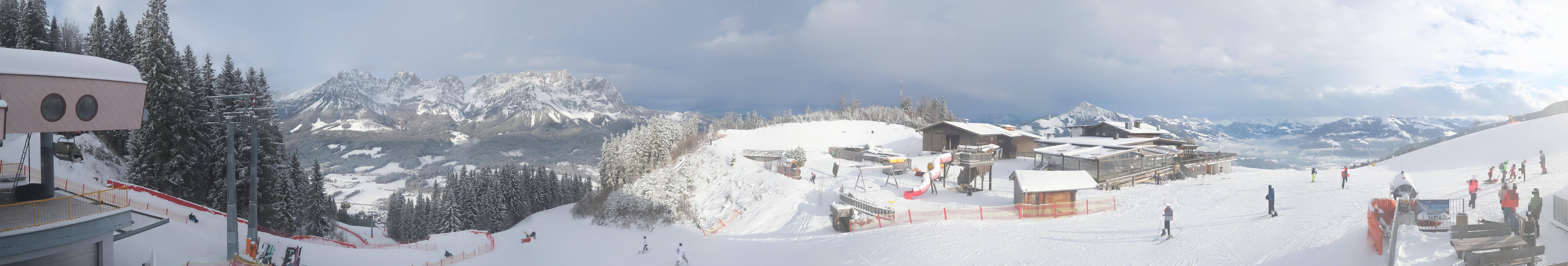 Archived image Webcam View of the Astberg in SkiWelt Wilder Kaiser