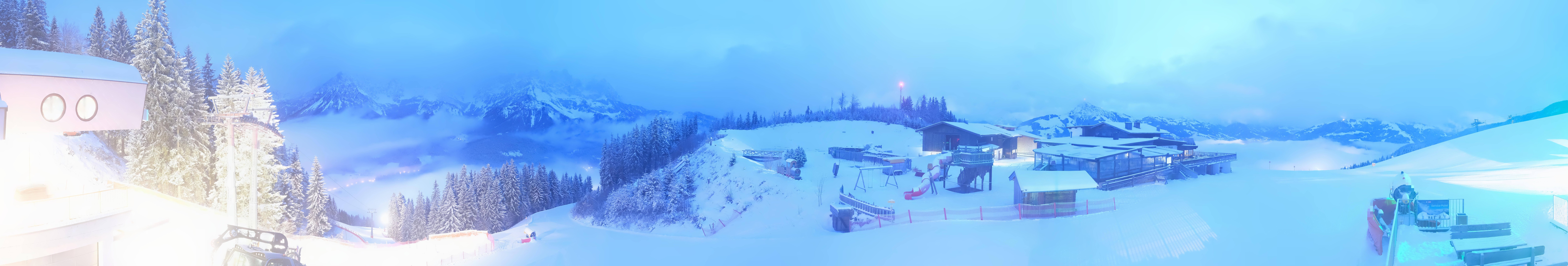 Archived image Webcam View of the Astberg in SkiWelt Wilder Kaiser