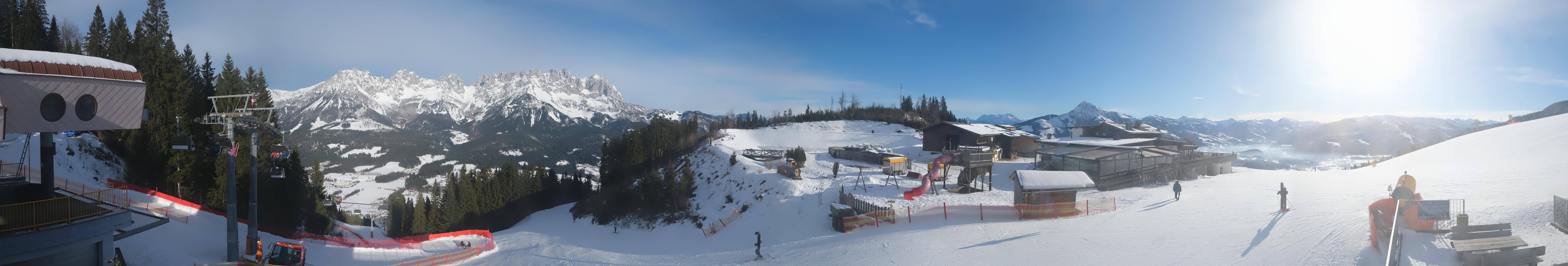 Archiv Foto Webcam Panoramasicht SkiWelt Wilder Kaiser: Astberg