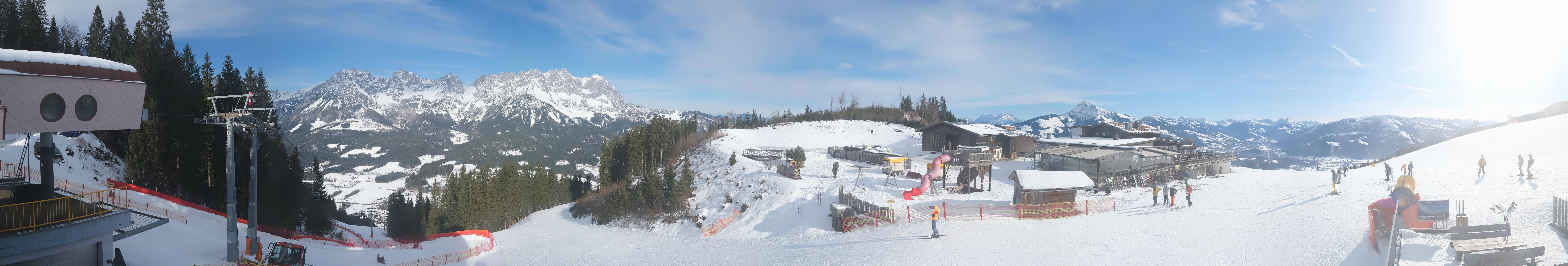 Archiv Foto Webcam Panoramasicht SkiWelt Wilder Kaiser: Astberg