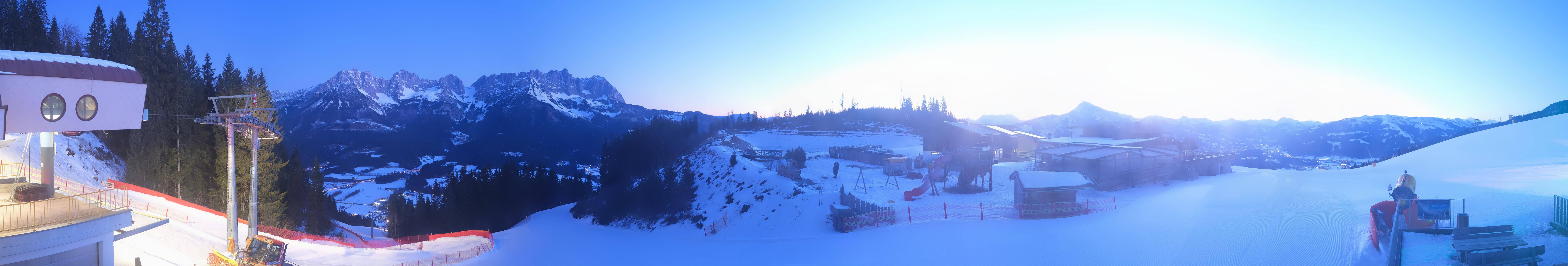 Archiv Foto Webcam Panoramasicht SkiWelt Wilder Kaiser: Astberg