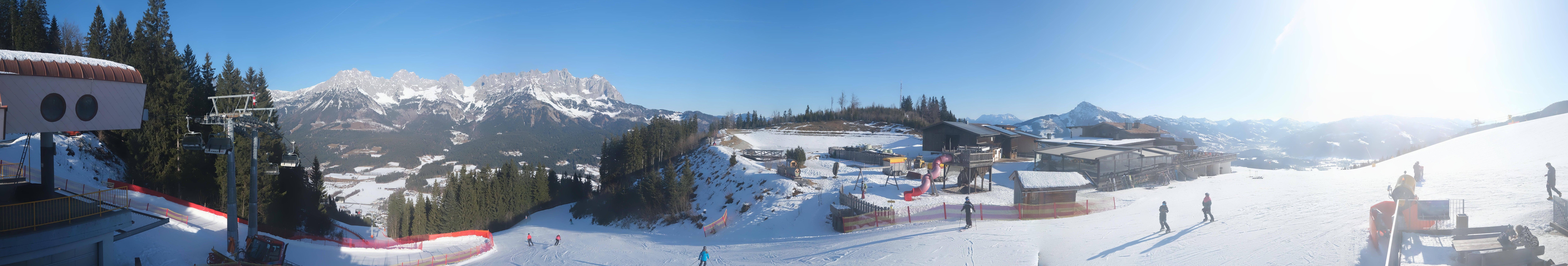 Archiv Foto Webcam Panoramasicht SkiWelt Wilder Kaiser: Astberg