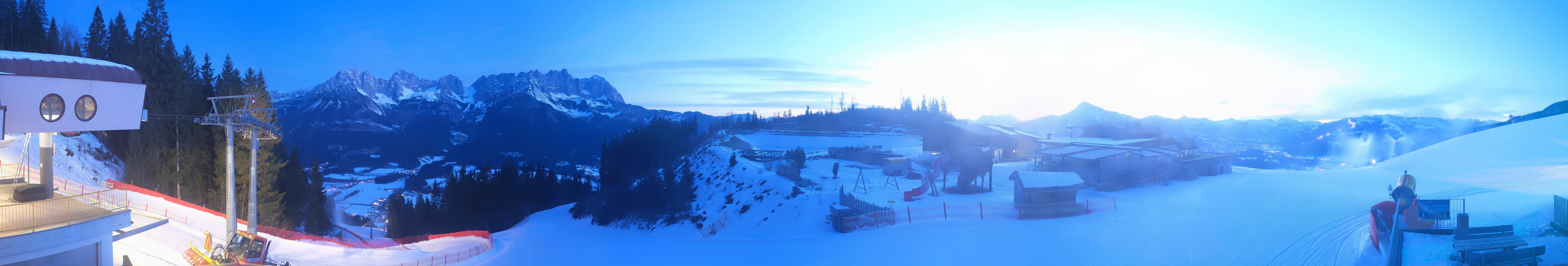 Archiv Foto Webcam Panoramasicht SkiWelt Wilder Kaiser: Astberg