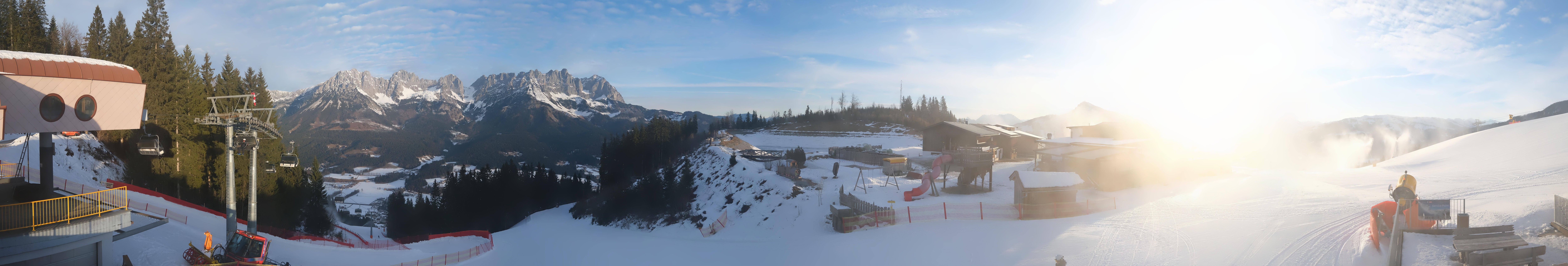 Archiv Foto Webcam Panoramasicht SkiWelt Wilder Kaiser: Astberg