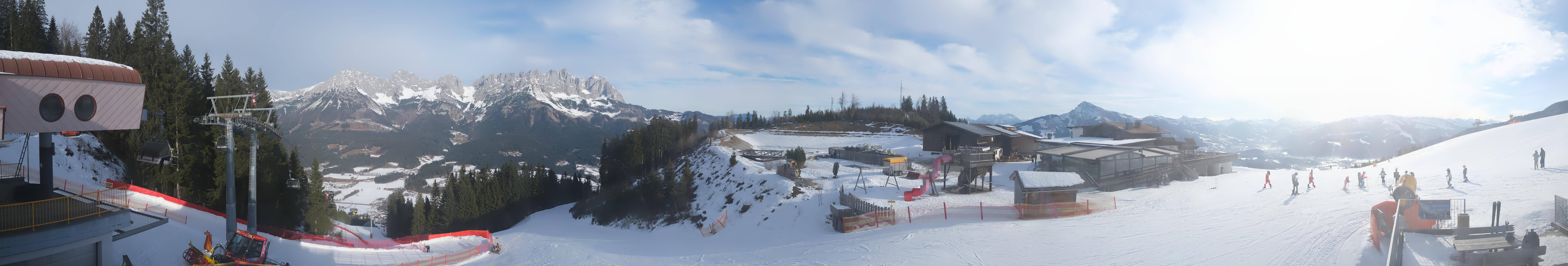 Archiv Foto Webcam Panoramasicht SkiWelt Wilder Kaiser: Astberg