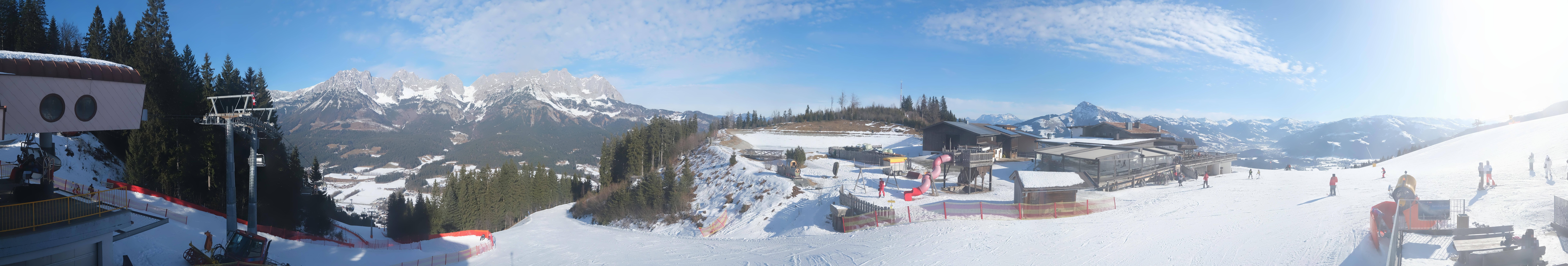 Archiv Foto Webcam Panoramasicht SkiWelt Wilder Kaiser: Astberg