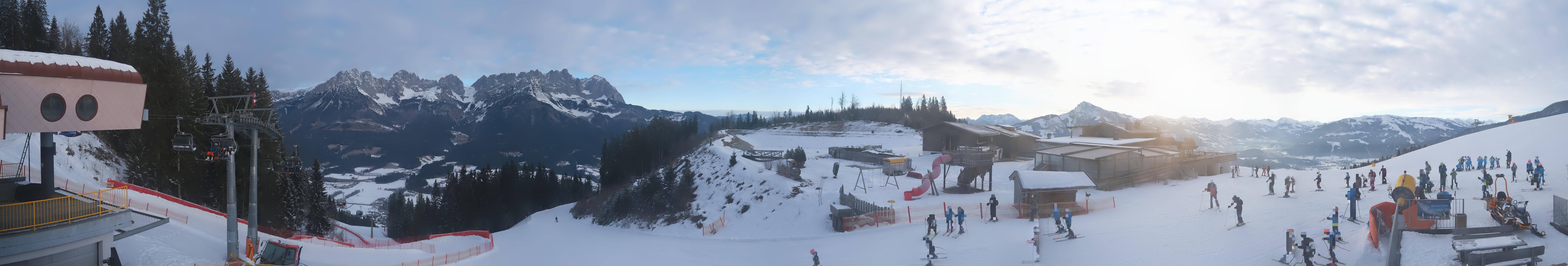 Archiv Foto Webcam Panoramasicht SkiWelt Wilder Kaiser: Astberg