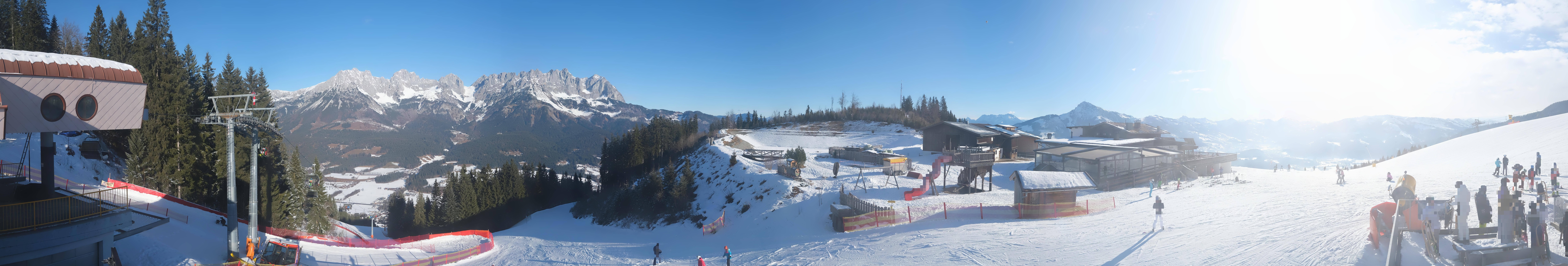 Archiv Foto Webcam Panoramasicht SkiWelt Wilder Kaiser: Astberg