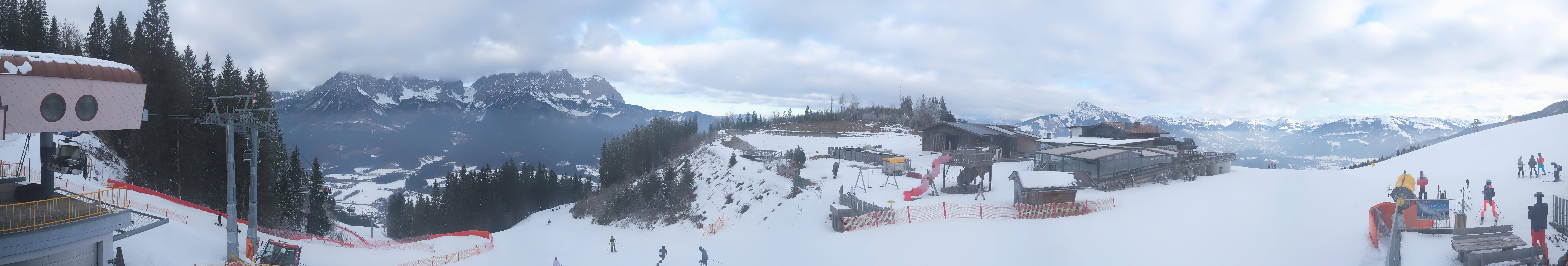 Archiv Foto Webcam Panoramasicht SkiWelt Wilder Kaiser: Astberg