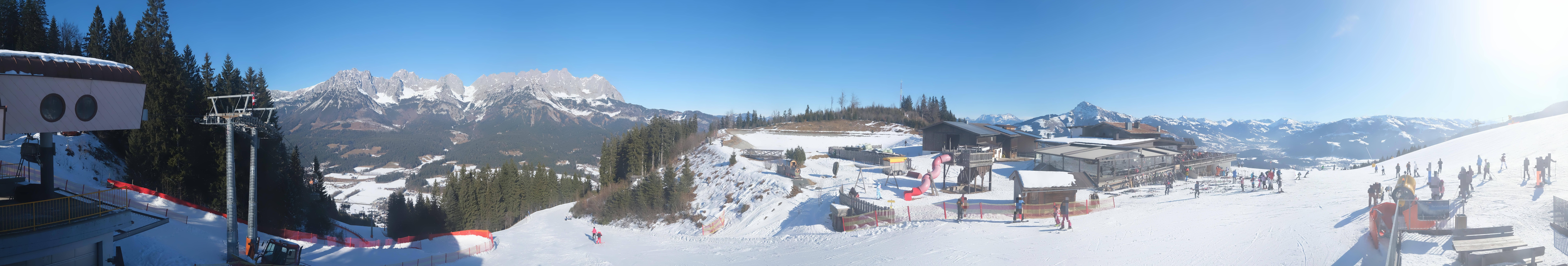 Archiv Foto Webcam Panoramasicht SkiWelt Wilder Kaiser: Astberg