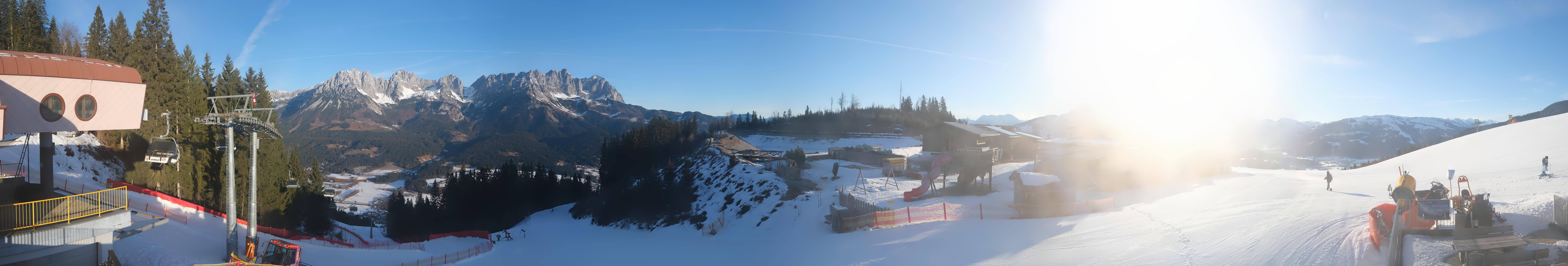 Archiv Foto Webcam Panoramasicht SkiWelt Wilder Kaiser: Astberg
